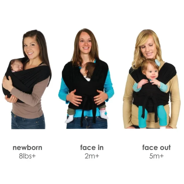 JJ Cole Agility Flex Stretch Carrier - One Size
