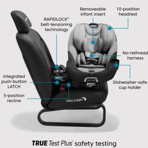 Baby Jogger City Turn Car Seat - Onyx Black