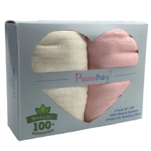 Baby First Baby Muslin Wrap Pink 2Pk