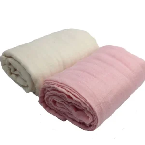 Baby First Baby Muslin Wrap Pink 2Pk