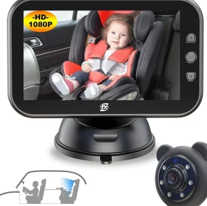 Baby First Car Seat Baby Monitor - Black