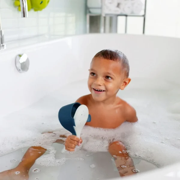 Boon Chomp Hungry Whale Bath Toy - Navy