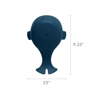 Boon Chomp Hungry Whale Bath Toy - Navy
