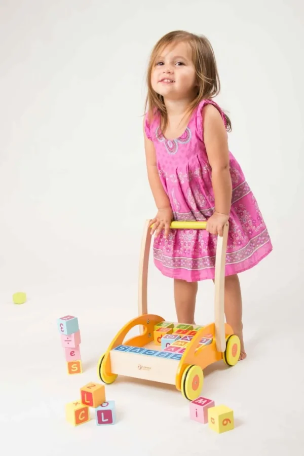 Classic World - Baby Walker With Blocks
