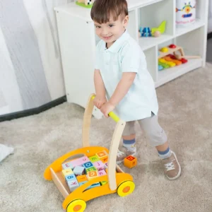 Classic World - Baby Walker With Blocks
