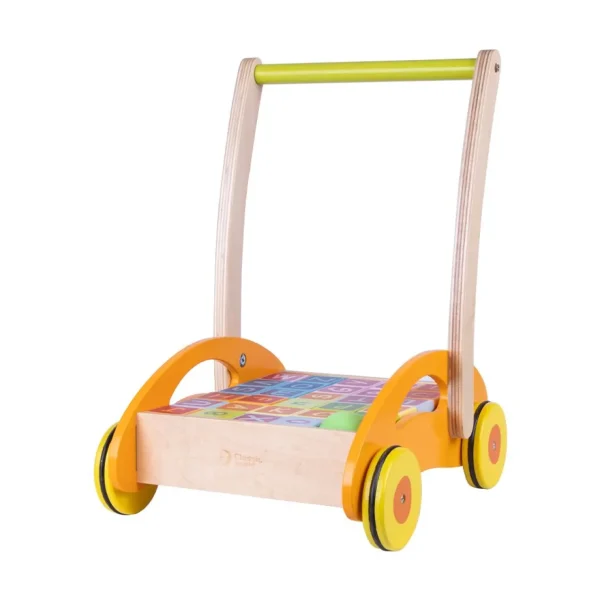 Classic World - Baby Walker With Blocks