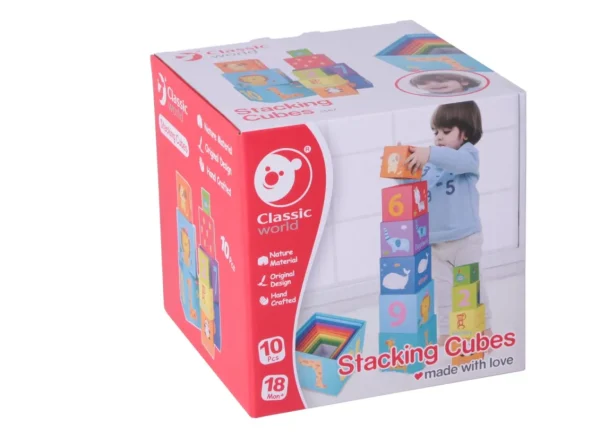 Classic World - Stacking Cubes (Animals)