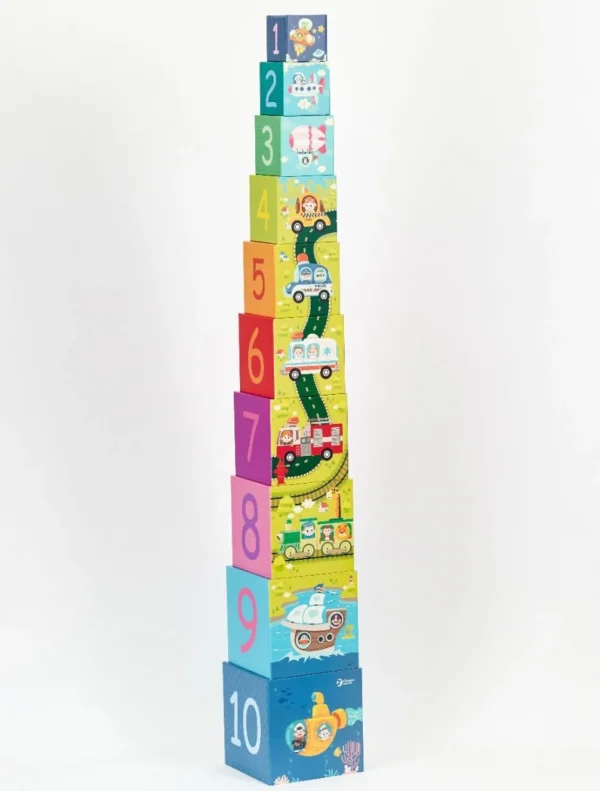 Classic World - Transportation Stacking Cubes