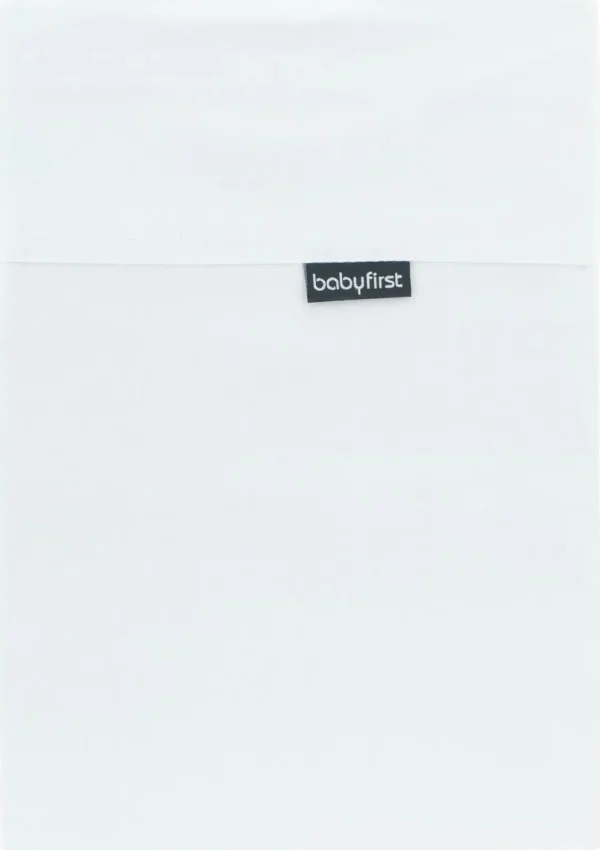 Baby First Cot Cotton Sheet - Flat White