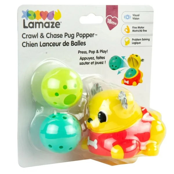 Lamaze Crawl & Chase Pug Popper