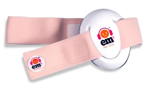 Ems for Kids Earmuffs-White/Headband-Coral