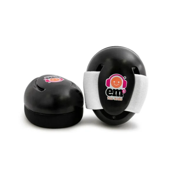 Ems for Kids Ems 4 Kids Bubs Earmuffs Black & White