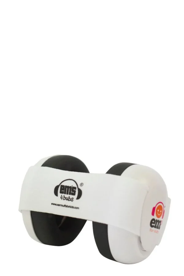Ems for Kids Ems 4 Kids Bubs Earmuffs White