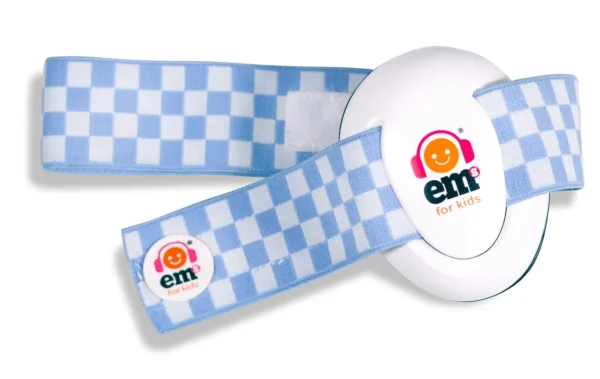 Ems for Kids Bubs Earmuffs White & Racer Blue