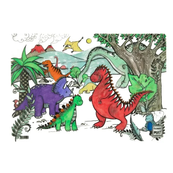 Funny Mat Small - Dinosaurs