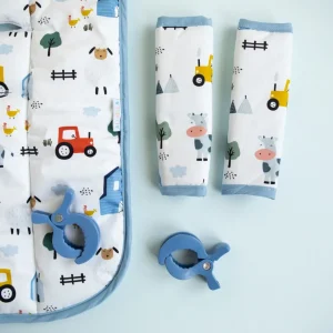 All4Ella Harness Covers & Pram Pegs - Barnyard