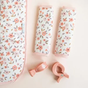 All4Ella Harness Covers & Pram Pegs - Floral Bouquet