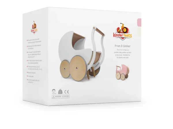 Kinderfeets Pram - Rose