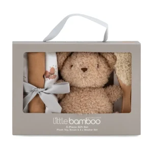 Little Linen Little Bamboo 5 Piece Gift Set - Iced Coffee