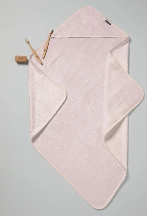 Little Linen Little Bamboo Hooded Towel - Dusty Pink
