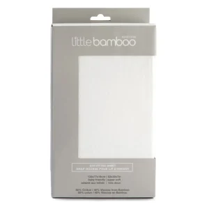 Little Linen Little Bamboo Jersey Fitted Sheet Cot Natural