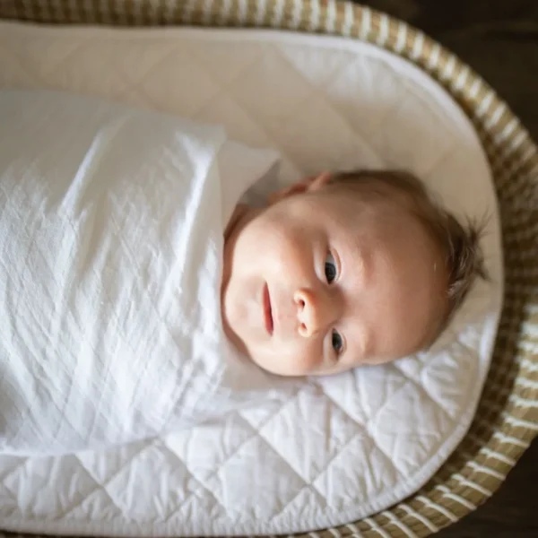 Little Linen Little Bamboo Muslin Wrap 3Pk - Marigold