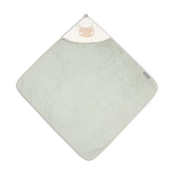 Little Linen Character Hooded Towel - Farmyard Lamb