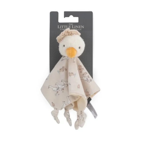 Little Linen Comforter - Fuzzy Duck