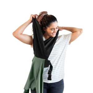 Moby Easy Wrap - Olive/Onyx