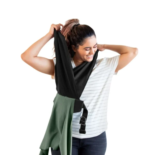 Moby Easy Wrap - Olive/Onyx
