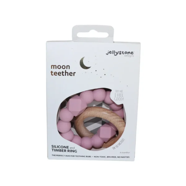 Jellystone Moon Teether - Mauve