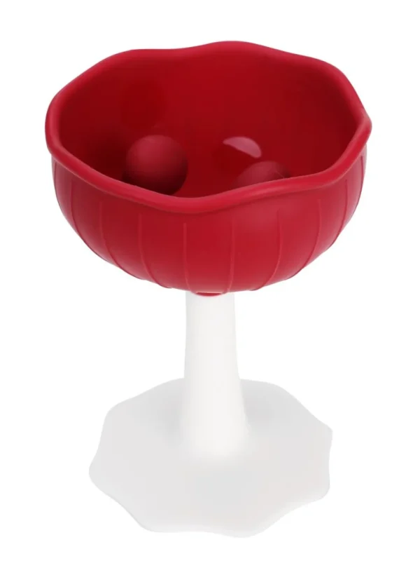 Mombella Mushroom Teether - Chimney Red