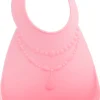Make My Day Pearls Pink Bib