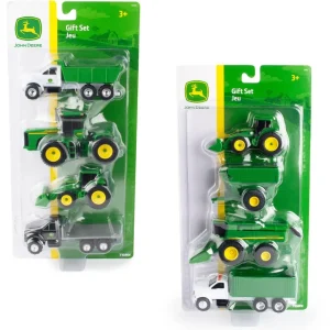 John Deere 4 Piece Vehicle Carded Set