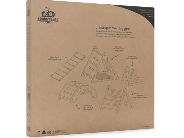 Kinderfeets Pikler Triangle - Large Triple Climber