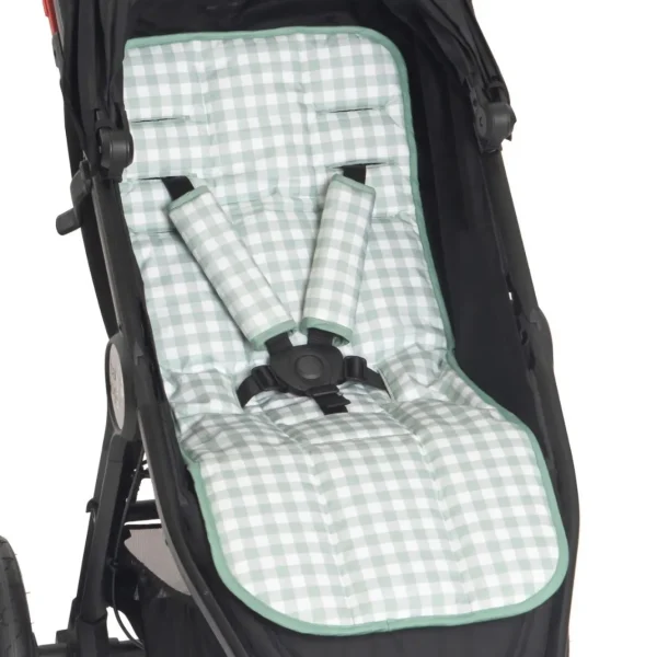 All4Ella Pram Liner - Gingham Sage