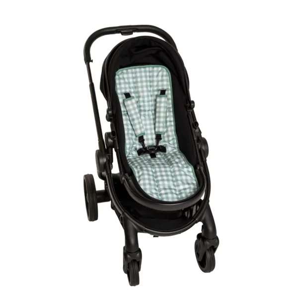 All4Ella Pram Liner - Gingham Sage