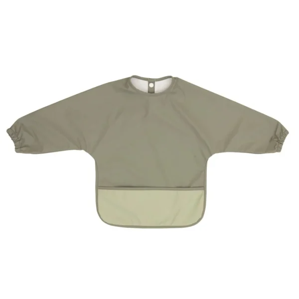 All4Ella Recycled Long Sleeve Bib - Sage