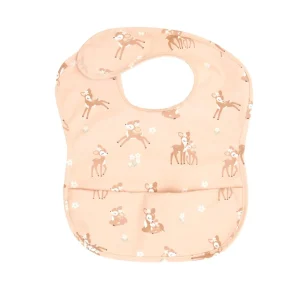 All4Ella Recycled Pouch Bib - Fawn