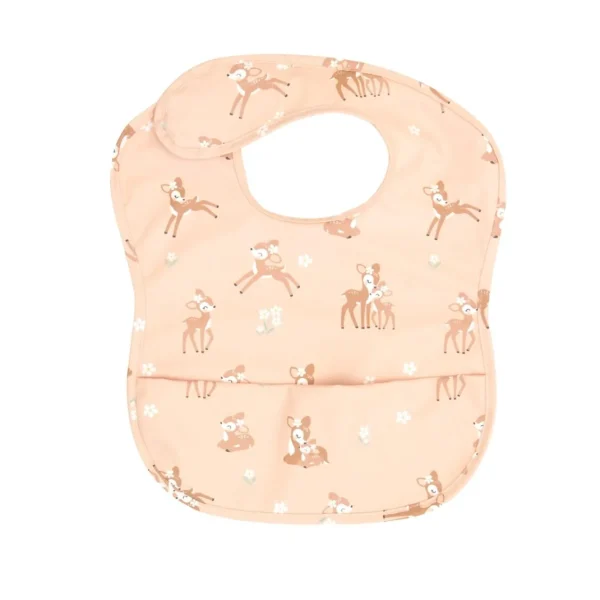All4Ella Recycled Pouch Bib - Fawn