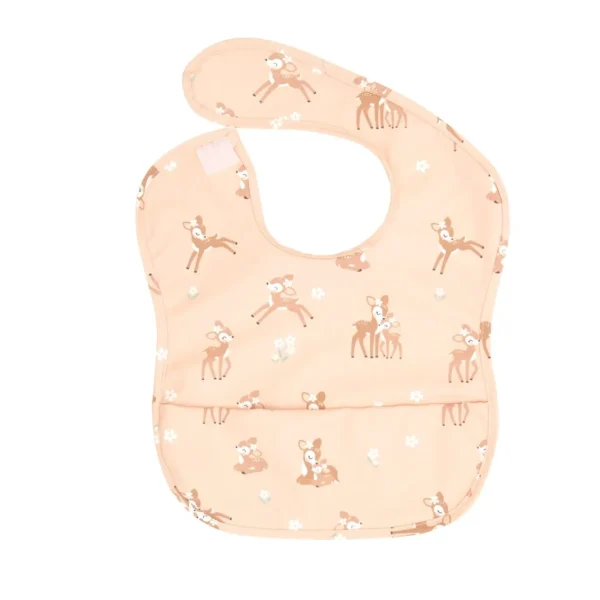 All4Ella Recycled Pouch Bib - Fawn