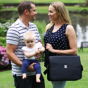 Ryco Everyday Messenger Nappy Bag Black
