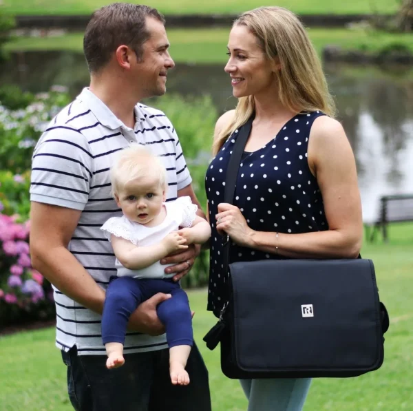 Ryco Everyday Messenger Nappy Bag Black