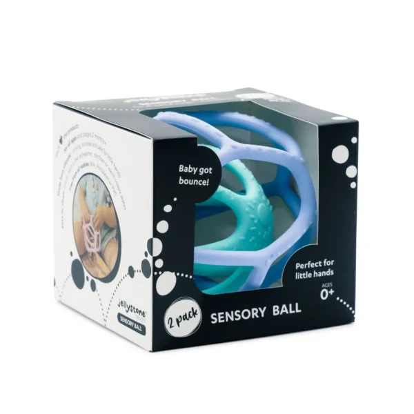 Jellystone Sensory Ball & Fidget Ball 2pk - Soft Blue & Soft Mint