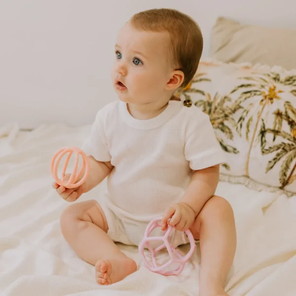 Jellystone Sensory Ball & Fidget Ball 2pk - Bubblegum & Peach