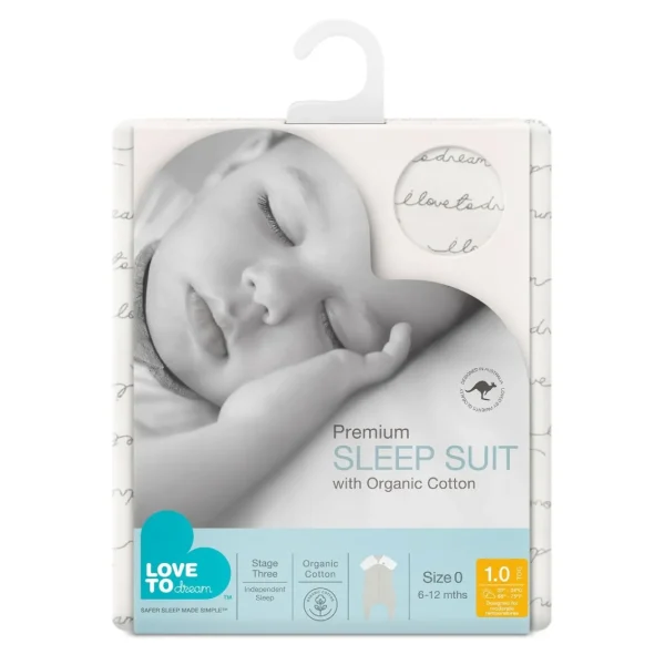 Love To Dream Sleep Suit Organic 1.0 TOG - Dreamer