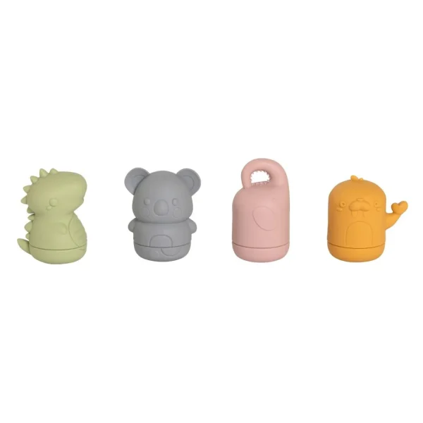 All4Ella Squeezy Silicone Bath Toys - Animals