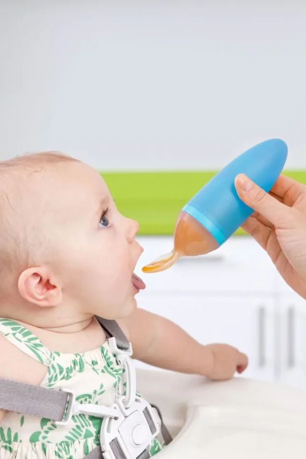 Boon Squirt Spoon Blue