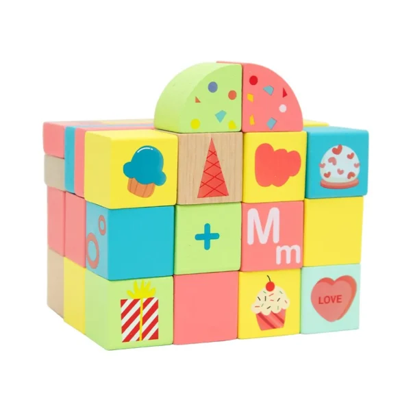 Classic World Sweet Cube Blocks - 68pcs
