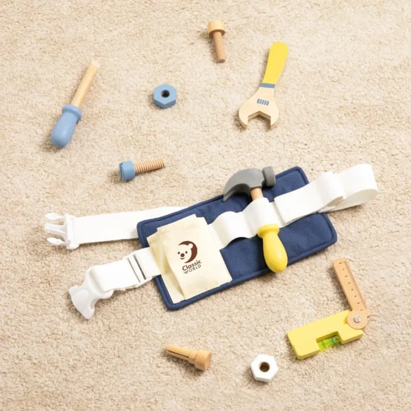 Classic World Tool Belt - Blue/White